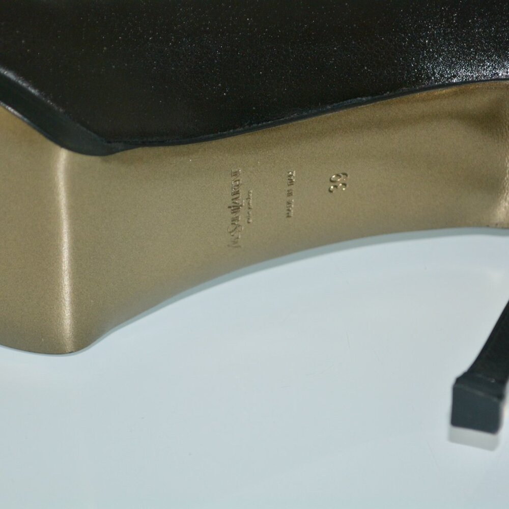 NIB Yves Saint Laurent Tribtoo Tribute Leather Pumps Shoes - Picture 8 of 9